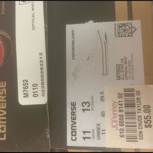 Women’s size 13 converse